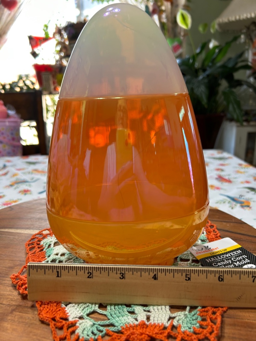 Way To Celebrate Light Up Halloween Candy Corn Blow Mold 2025 NWT - Picture 7 of 7